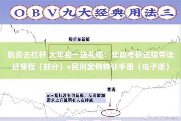 融资去杠杆 大年初一送礼啦：华政考研法综带读班课程（部分）+民刑案例特训手册（电子版）